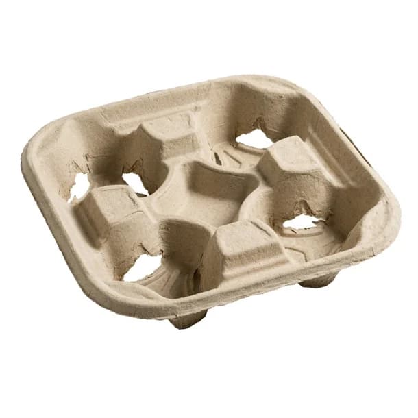 4 CUP Holder Carrier Trays