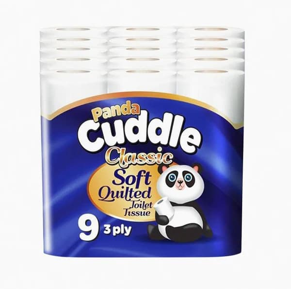 Panda Cuddle 3Ply Toilet Rolls